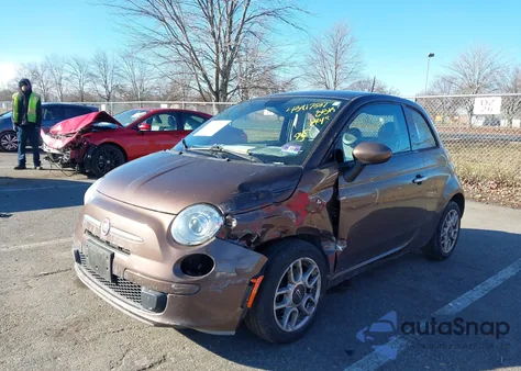 2015 Fiat 500 Pop from USA, damaged, VIN 3C3CFFAR1FT678140